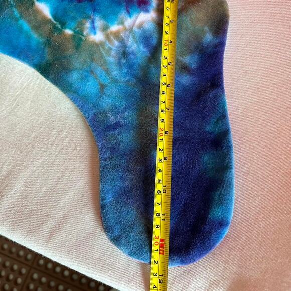 BRAND NEW Handmade Tie Dye Christmas Stocking - Picture 6 of 8